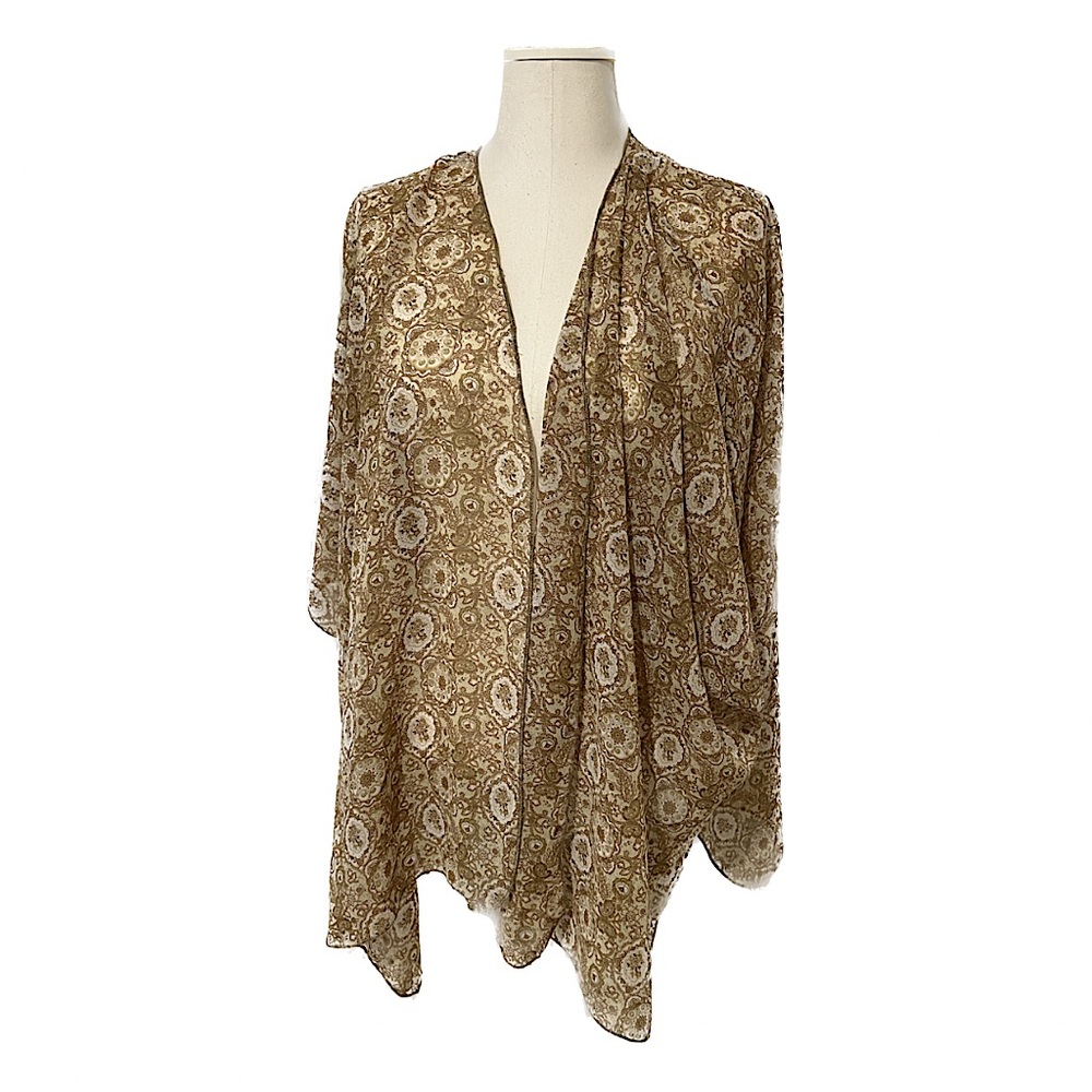 Boho Lightweight Patterned Shawl